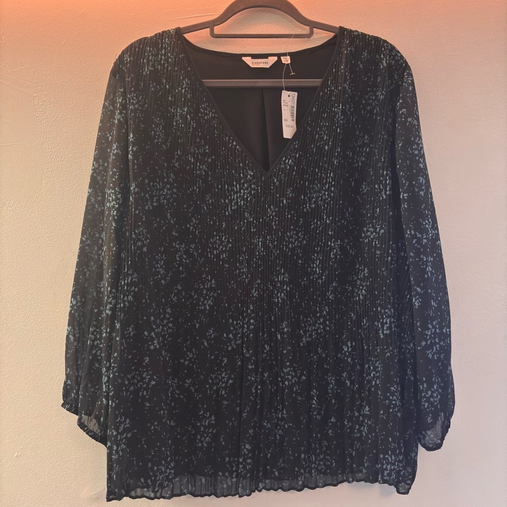 NWT Pleated Blouse